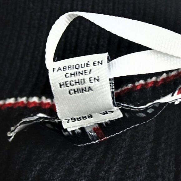 Tommy Hilfiger Sweater Ribbed Knit Shoulder Zip Varsity Turtleneck Blue Sz 2XL - Picture 8 of 10